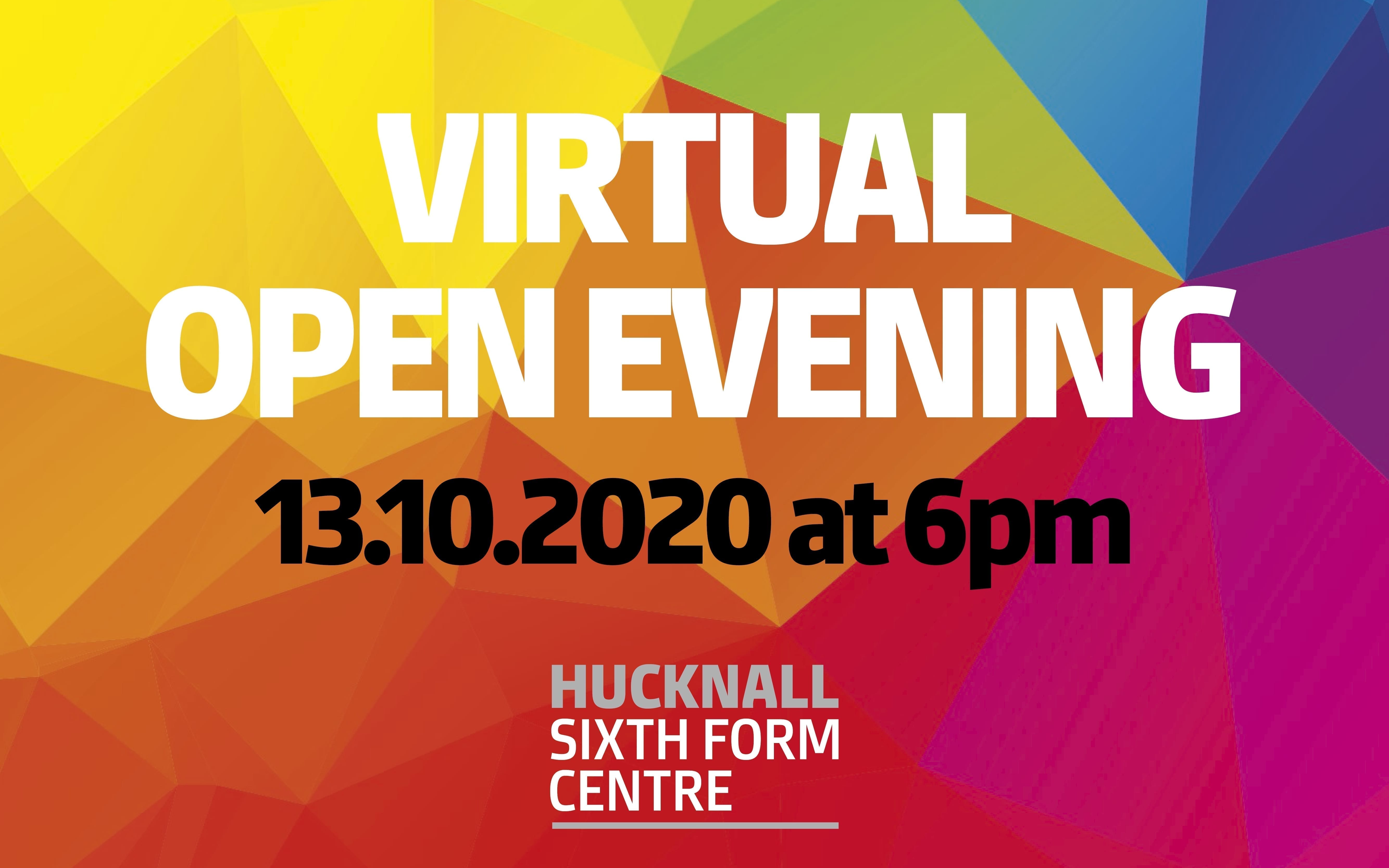 Virtual Open Evening - 13 October 2020